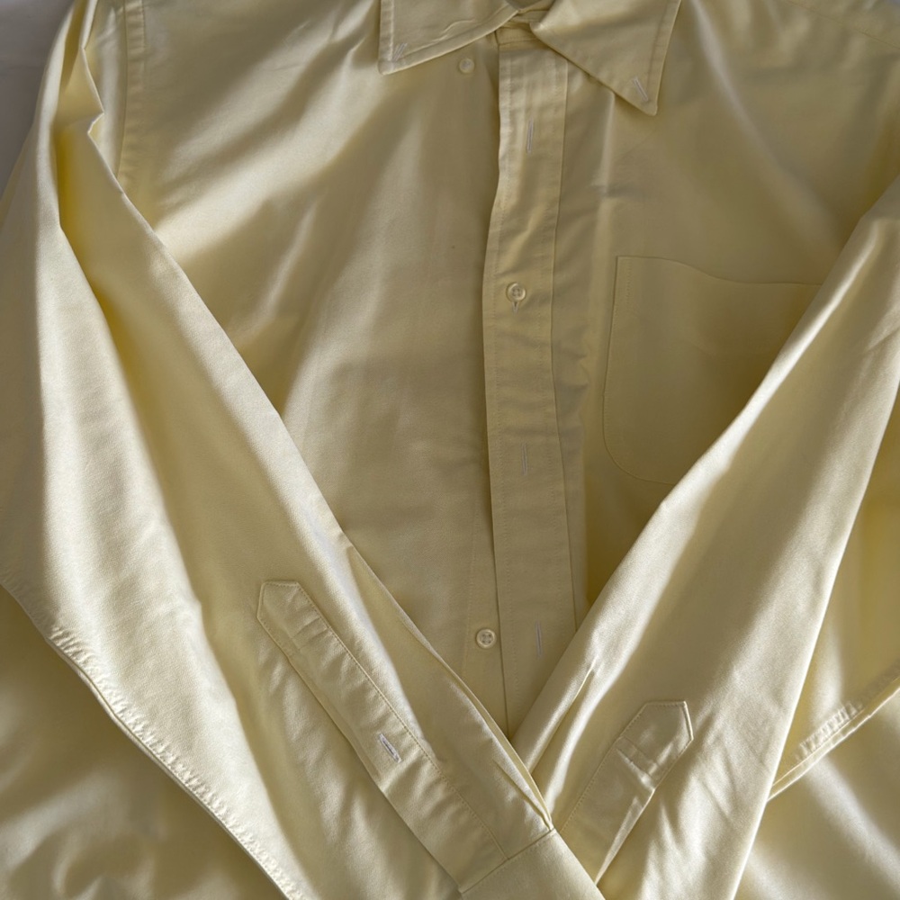 Men's  Brooks Brothers Yellow Shirt